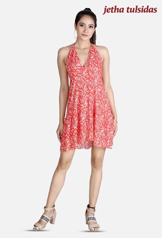 WOMEN  WESTERN-MINI DRESS LUREX
